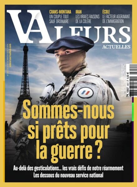Valeurs Actuelles – 14 Janvier 2026 Cover