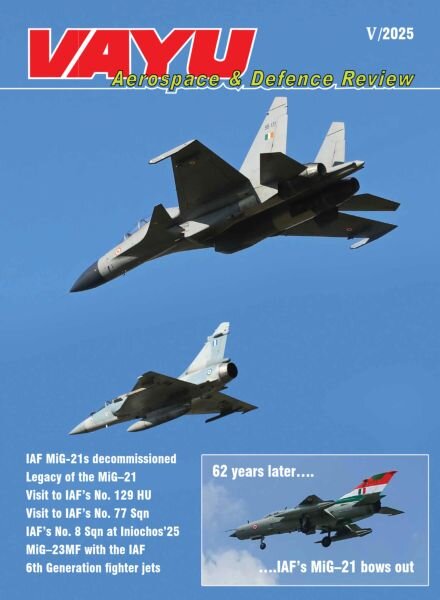 Vayu Aerospace & Defence Review – Issue V September-October 2025 Cover