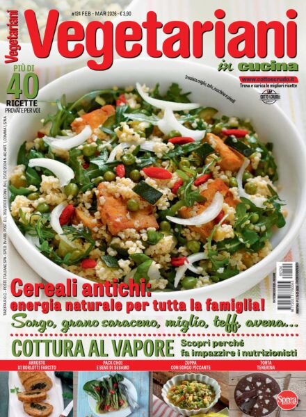 Vegetariani in Cucina – Febbraio-Marzo 2026 Cover