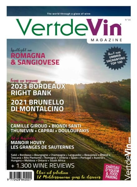 VertdeVin Magazine – Winter 2025-26 Cover