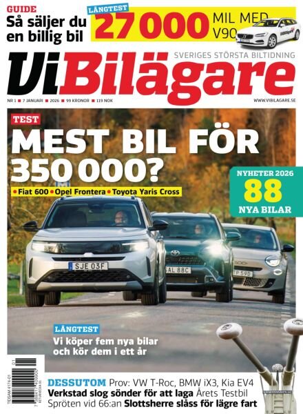 Vi Bilagare – 7 Januari 2026 Cover