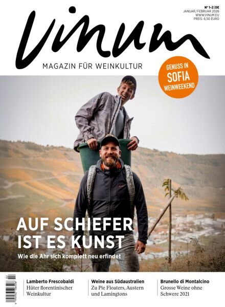 Vinum – Januar-Februar 2026 Cover