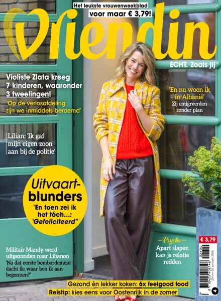 Vriendin – 20 Januari 2026 Cover