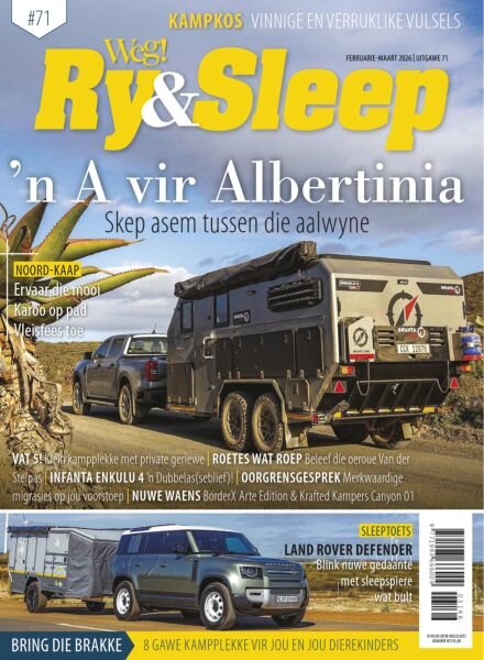 Weg! Ry & Sleep – February-March 2026 Cover