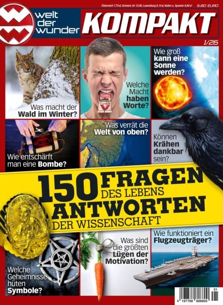 Welt der Wunder Kompakt – Januar 2026 Cover