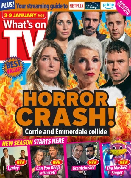 What’s on TV – 3 January 2026 Cover