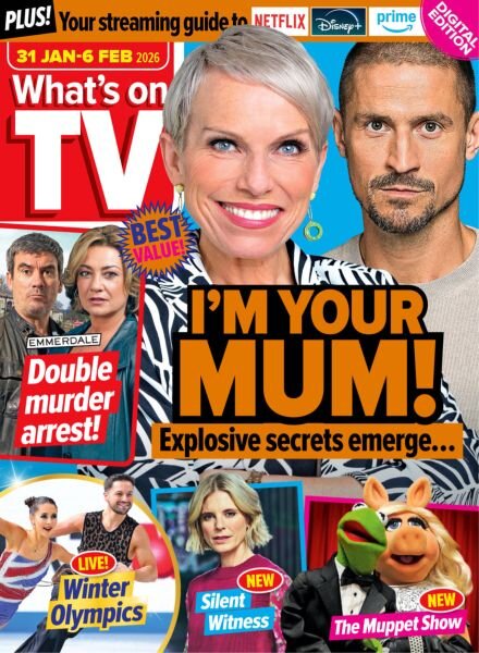 What’s on TV – 31 January 2026 Cover