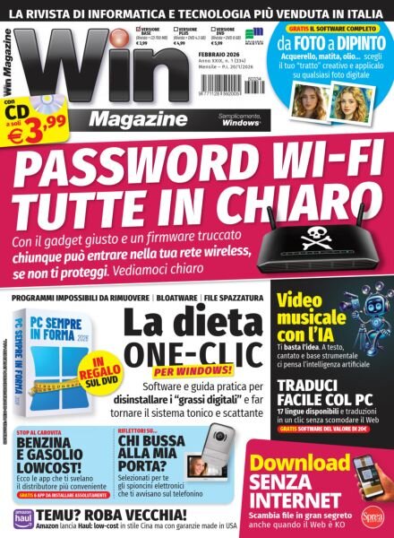 Win Magazine – Febbraio 2026 Cover
