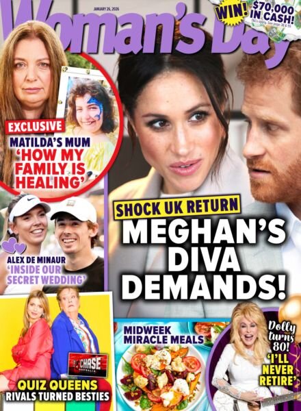 Woman’s Day Australia – Issue 3 2026 Cover