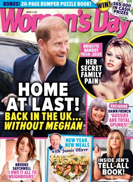 Woman’s Day Australia – January 12 2026 Cover