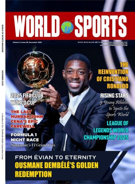 World Of Sports Magazine – December 2025 Cover