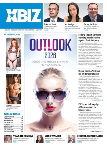 XBIZ World – January 2026 Cover