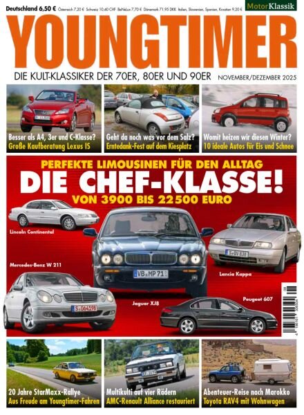 Youngtimer Magazin – November-Dezember 2025 Cover