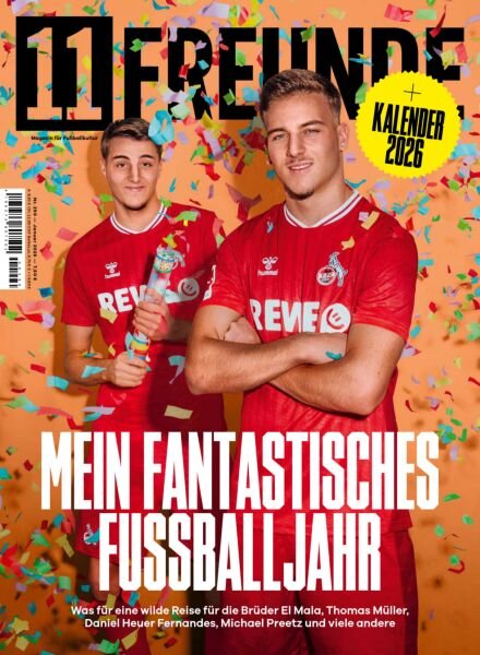 11 Freunde – Januar 2026 Cover