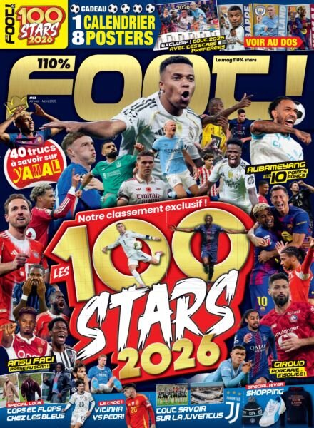 110% Foot ! – Janvier-Mars 2026 Cover