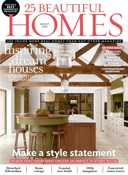 25 Beautiful Homes – March 2026 Cover
