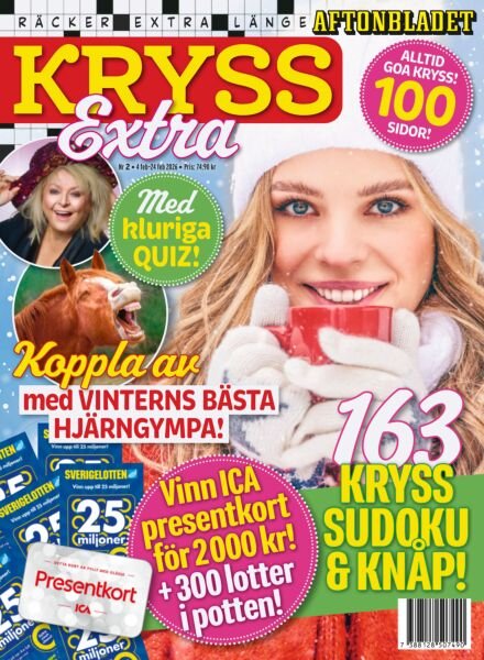 Aftonbladet Kryss Extra – 4 Februari 2026 Cover