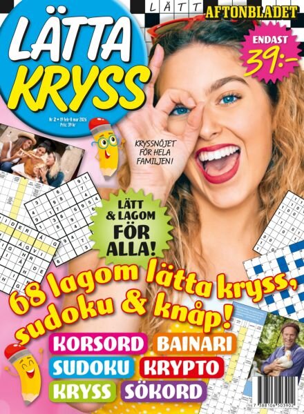 Aftonbladet Latta Kryss – Februari 2026 Cover