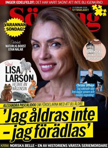 Aftonbladet Sondag – 15 Februari 2026 Cover