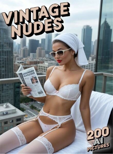 AI Vintage Nudes Adult Photomagazine with 200 Pictures – 01 2026 Cover