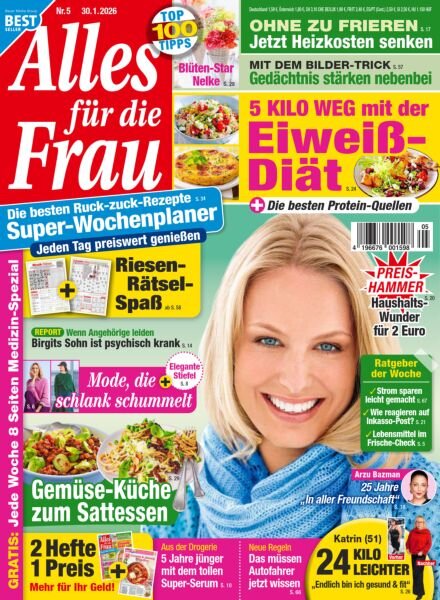 Alles fur die Frau – 30 Januar 2026 Cover