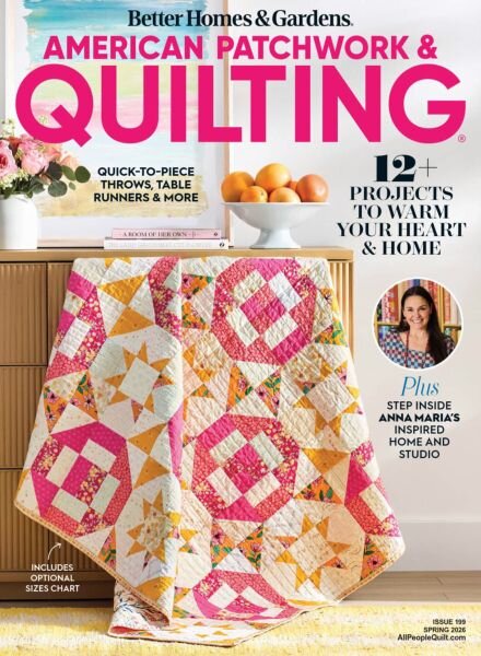 American Patchwork & Quilting – Spring 2026 Cover