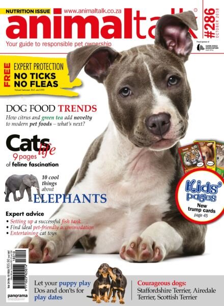 Animal Talk – October 2018 Cover