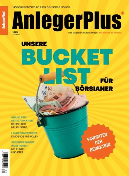 AnlegerPlus – 7 Februar 2026 Cover
