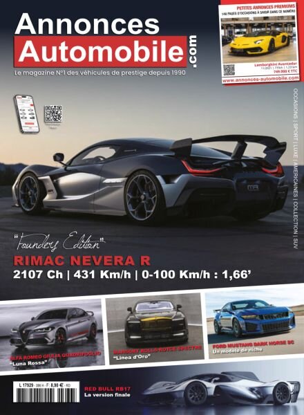 Annonces Automobile – N 386 2026 Cover