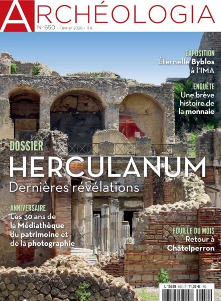 Archeologia – Fevrier 2026 Cover