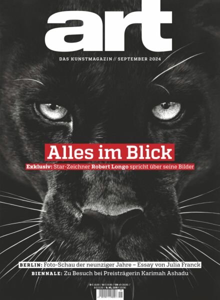 Art Magazin – September 2024 Cover