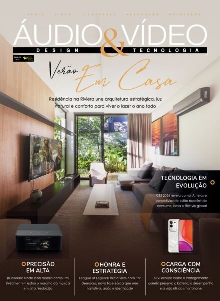 audio & Video Design e Tecnologia – Fevereiro 2026 Cover