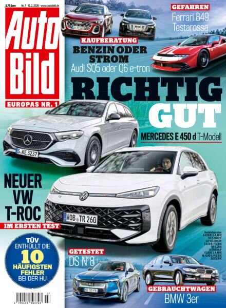 Auto Bild Germany – 12 Februar 2026 Cover