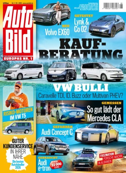 Auto Bild Germany – 29 Januar 2026 Cover