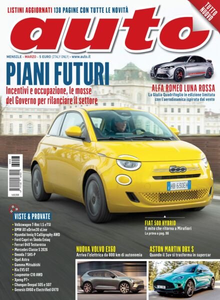 Auto – Marzo 2026 Cover