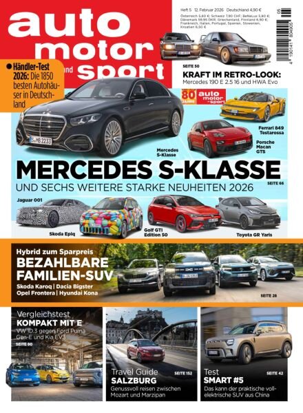 Auto Motor und Sport – 12 Februar 2026 Cover