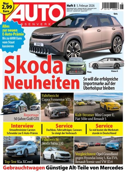 Auto Strassenverkehr – 4 Februar 2026 Cover