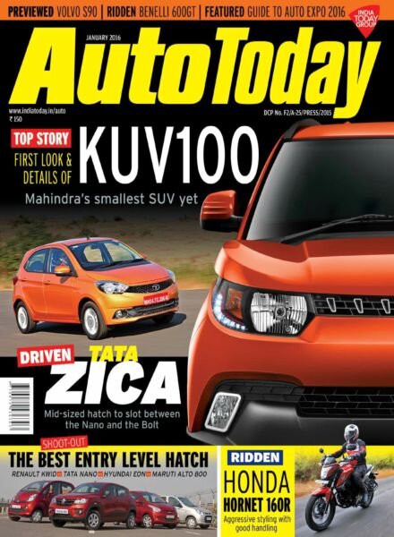 Auto Today – January 2016 Cover
