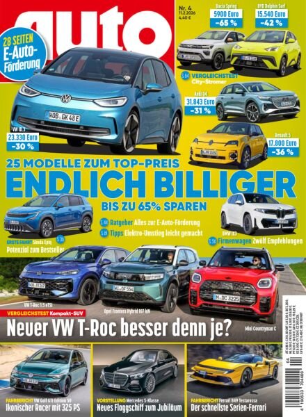 Auto Zeitung – 11 Februar 2026 Cover