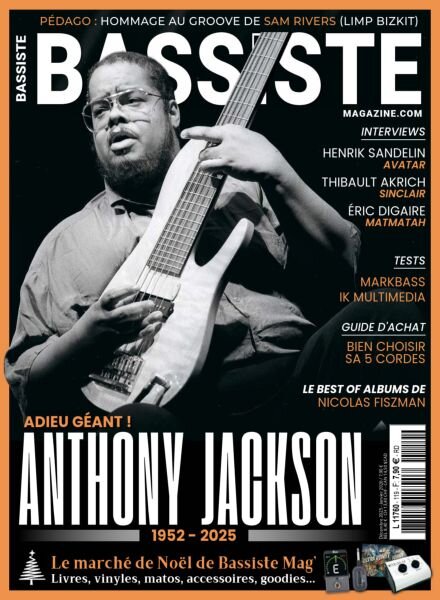 Bassiste Magazine – Decembre 2025 – Janvier 2026 Cover