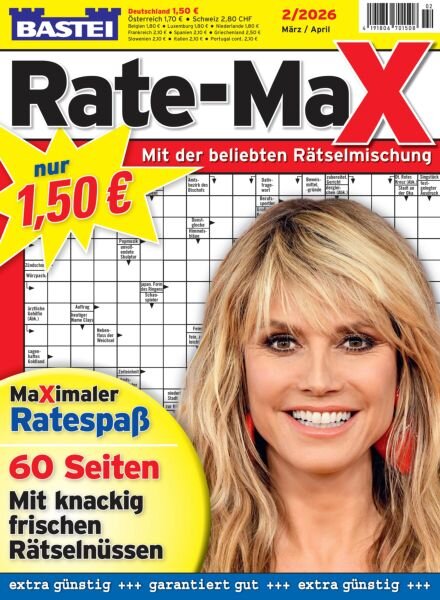 Bastei Rate-Max – Februar 2026 Cover
