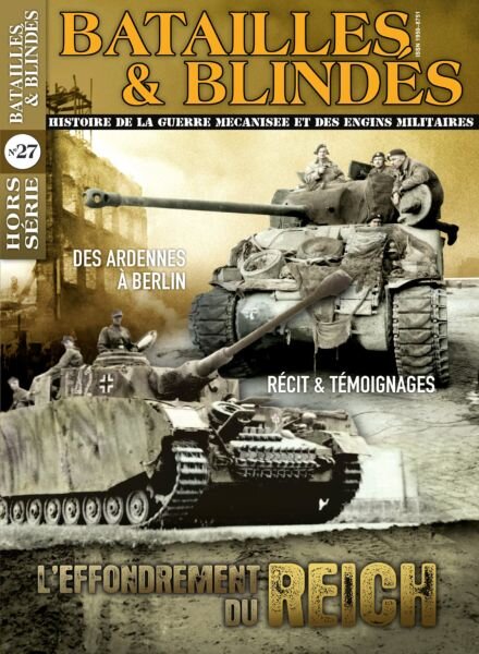 Batailles & Blindes – Hors-Serie N 27 – Mai-Juin 2015 Cover