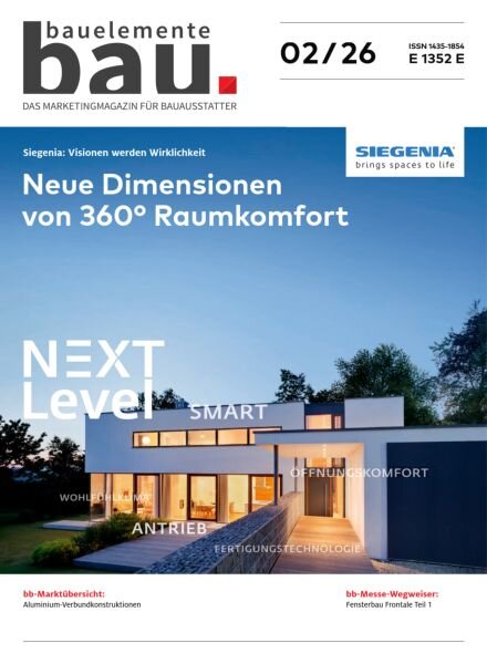 Bauelemente Bau – Februar 2026 Cover
