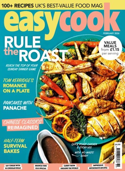 BBC Easy Cook UK – February 2026 Cover