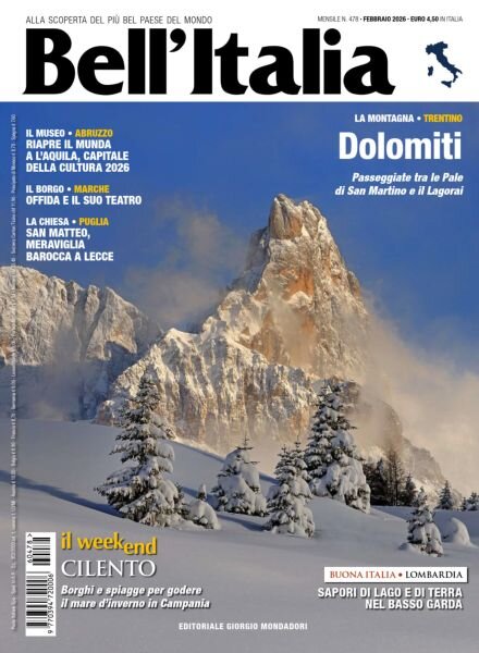 Bell’Italia – Febbraio 2026 Cover
