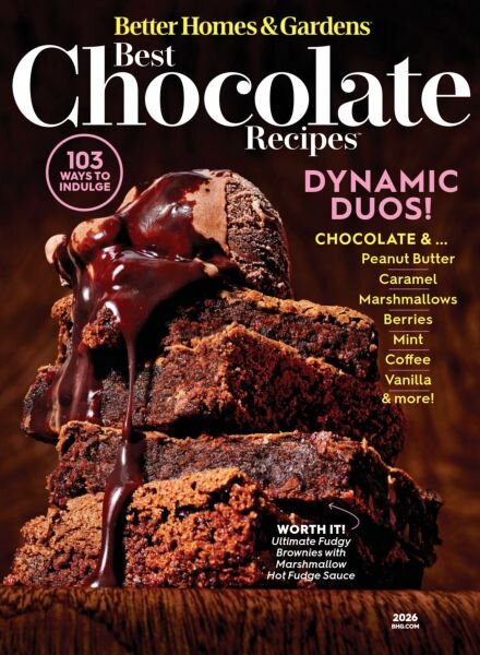 Better Homes & Gardens USA – Best Chocolate Recipes 2026 Cover