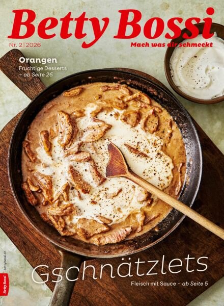 Betty Bossi – Februar 2026 Cover