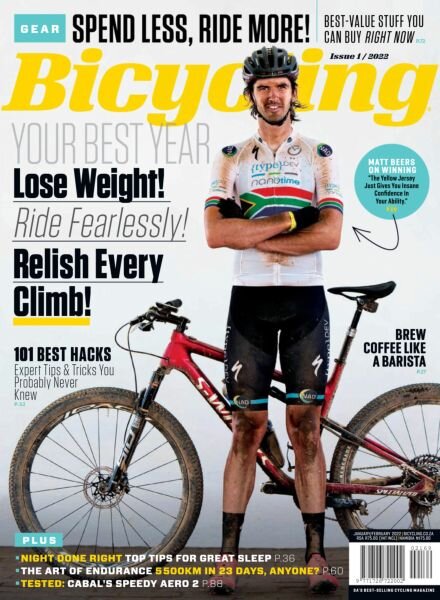 Bicycling South Africa – January – February 2022 Cover