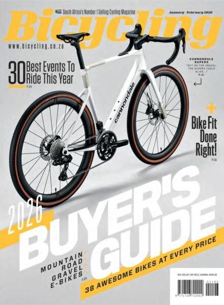 Bicycling South Africa – January-February 2026 Cover