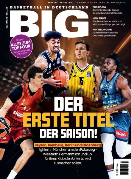 BIG Basketball in Germany – Februar 2026 Cover